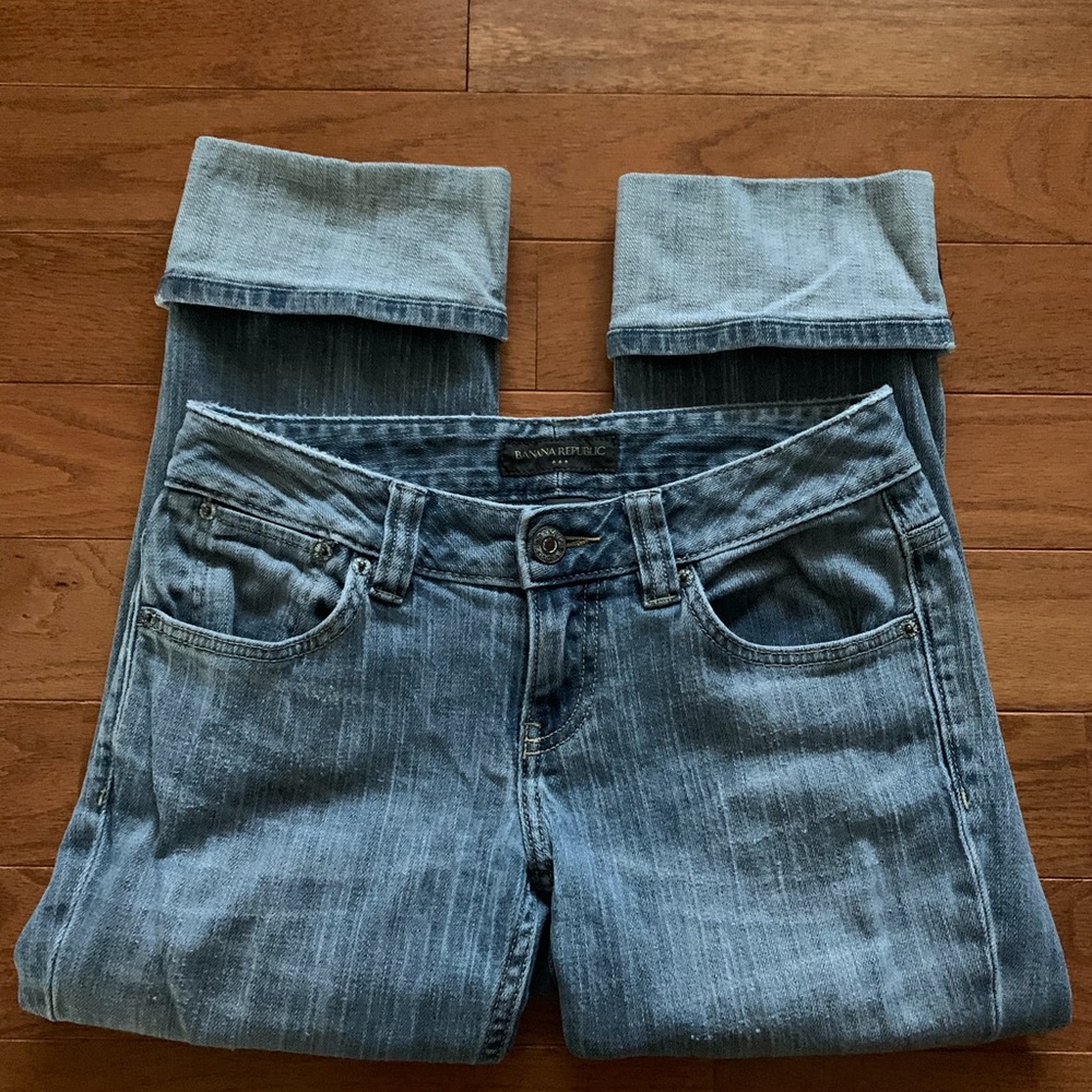 Banana Republic cuffed jeans - sz 2